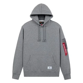 Толстовка Alpha Industries Utility Pocket Hoodie Medium Charcoal Heather