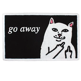 Коврик RIPNDIP Go Away Rug Black