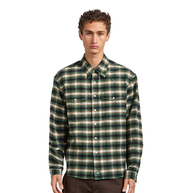 Рубашка Dickies Johnsonville Shirt Pine Needle Green