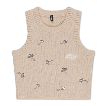 Кроп-топ женский RIPNDIP Euphoria Knit Crop Top Off White